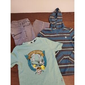 Shaun White M Vintage Lot of 3 / T-shirt Built to Shred, OP 10 Jeans, M Hurley X